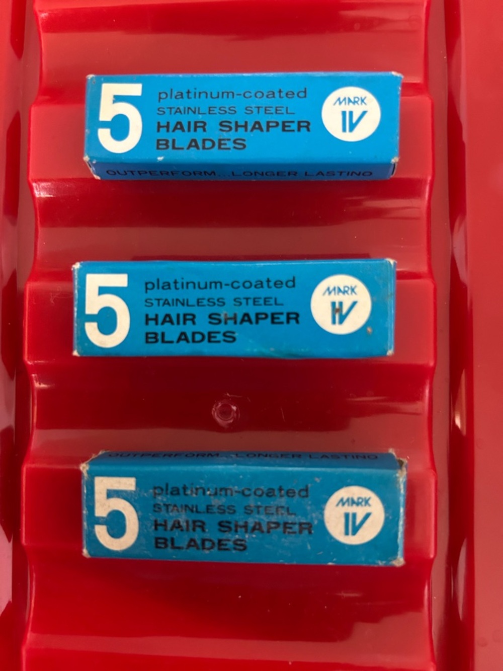 Mark IV Blue Hair Shaper Blades - Triple Pack